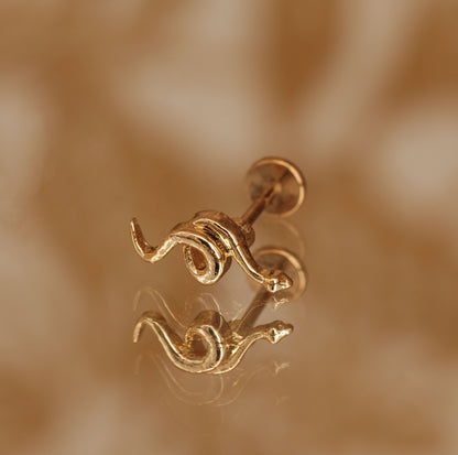 Boucle d'oreille à l'unité Adrianna dorée