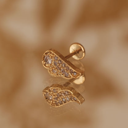 Boucle d'oreille à l'unité Kinley dorée