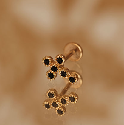 Boucle d'oreille à l'unité Mara dorée