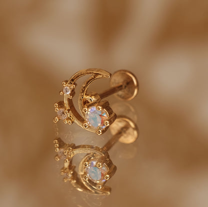 Boucle d'oreille à l'unité Kayleigh dorée