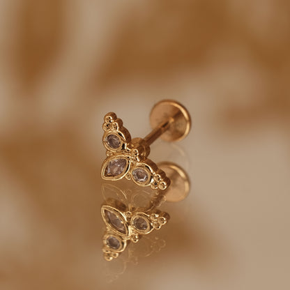 Piercing à l'unité Alama doré