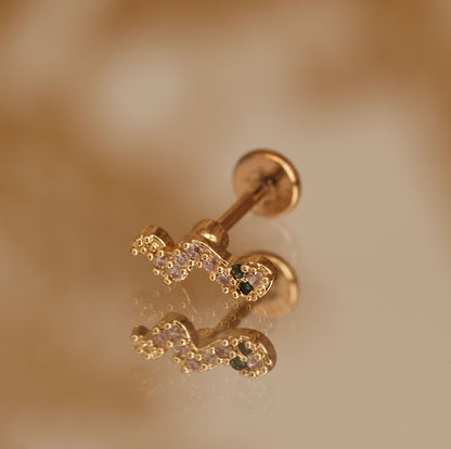 Boucle d'oreille à l'unité Sneaky dorée