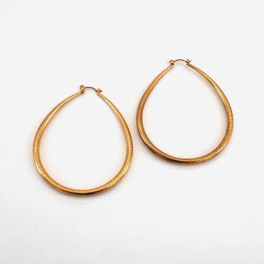 Boucles d'oreilles Hopa dorées