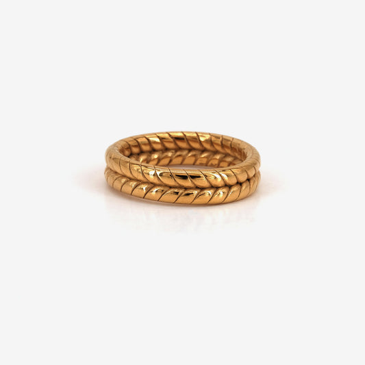 Bague Huguette dorée