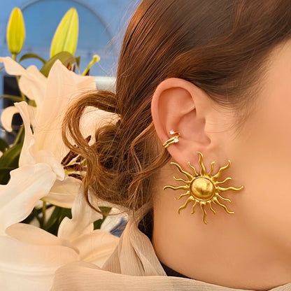 Sun earrings