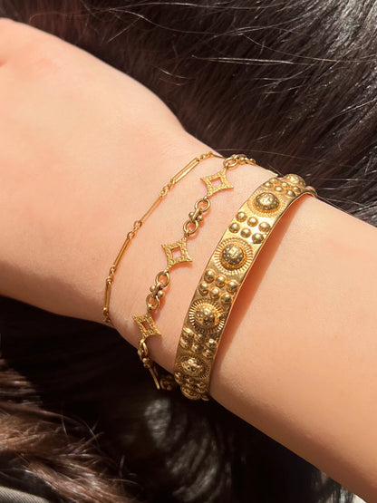 Bracelet Jonc Fany doré