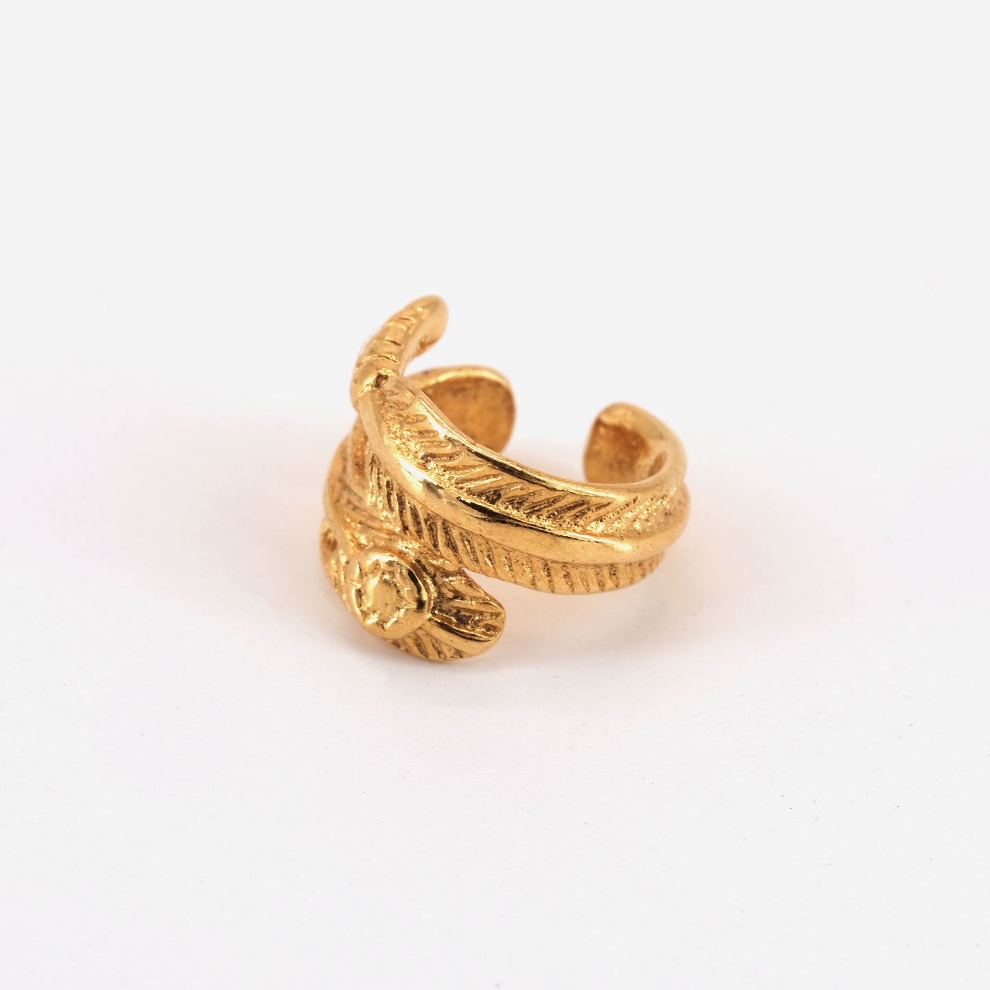 Earcuff-Bijou d’oreille Feuillet doré