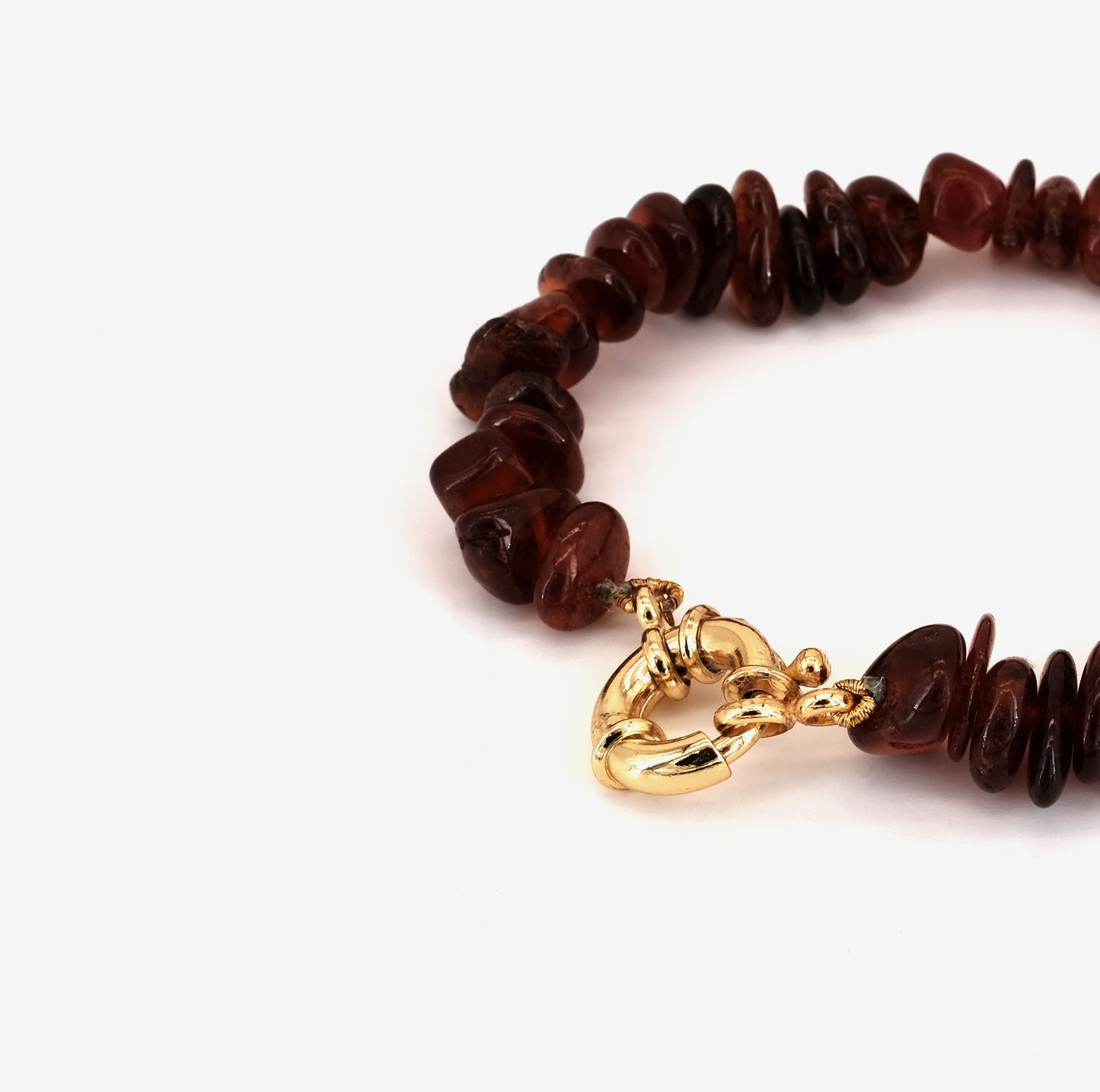 Bracelet Spessarite doré