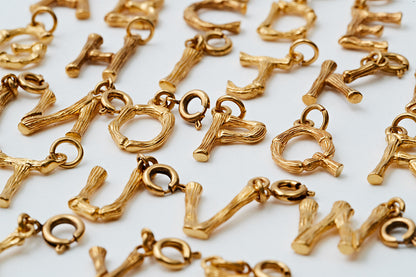 Bamboo letter clips