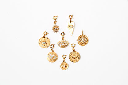 Médailles yeux dorées