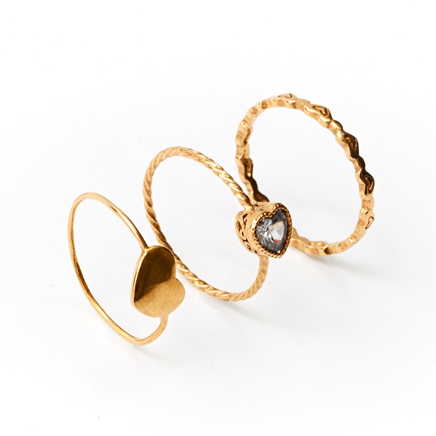 Heart rings