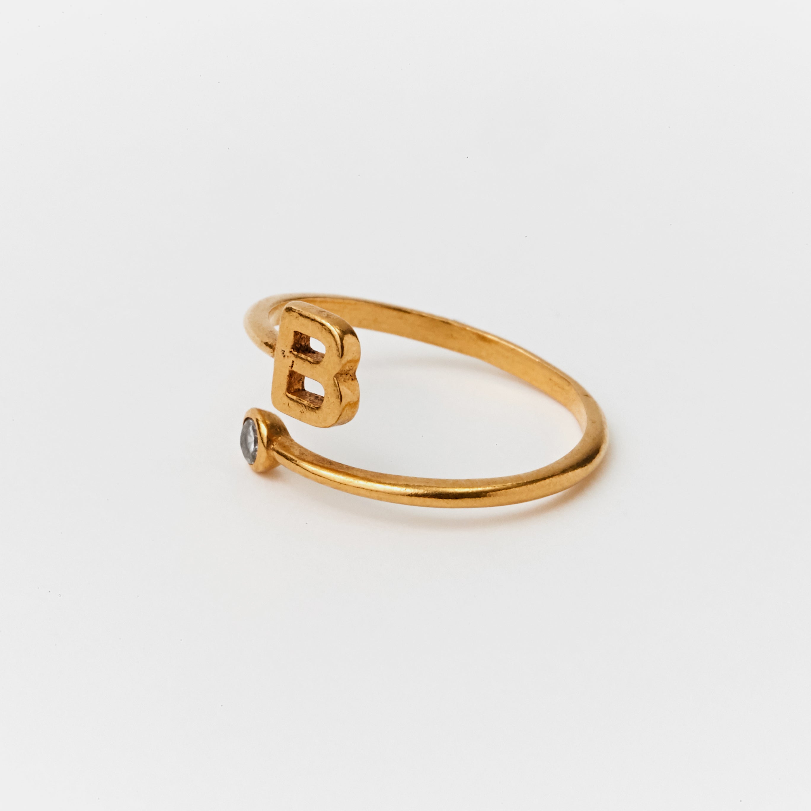 Bague lettre online alphabet