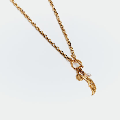 Collier Cyria Lune doré