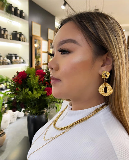 Boucles d'oreilles Donda dorées