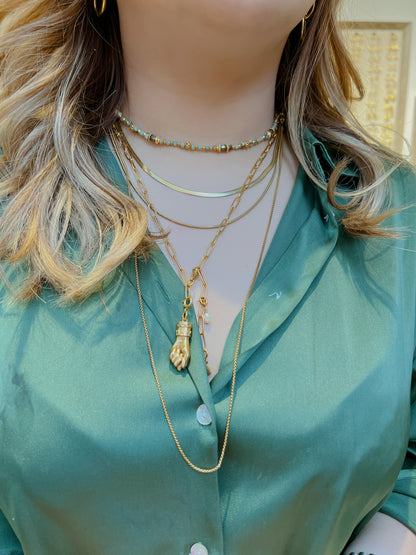 Chaîne Amanda dorée