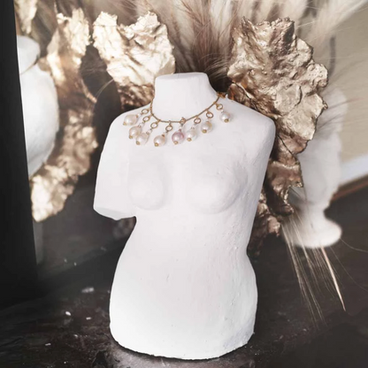 Gold Single Pearl Necklace