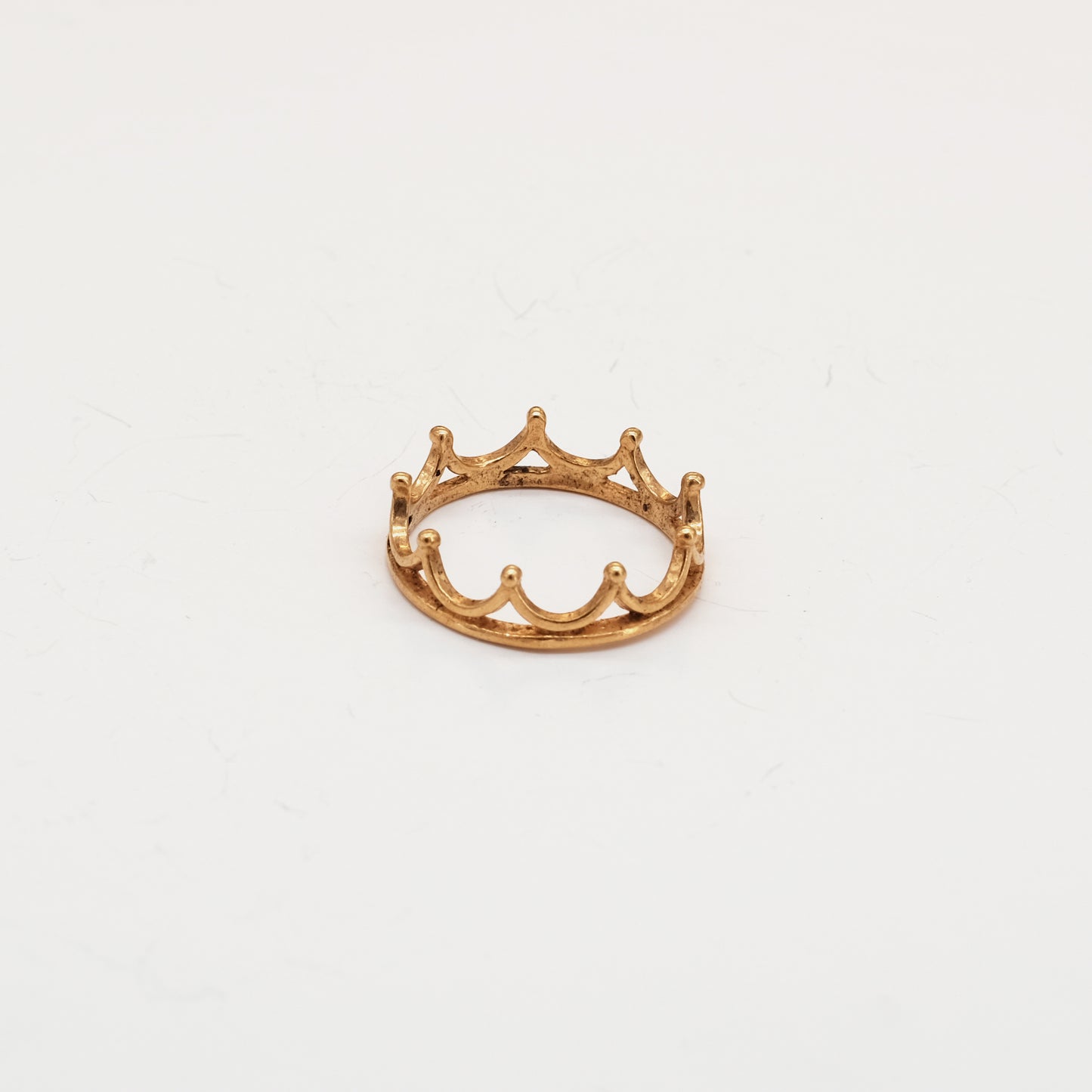 Gold Crowned Ring