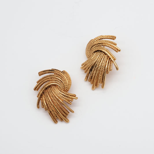 Boucles d'oreilles Ria dorées