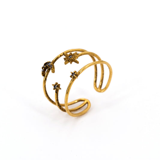 Luna adjustable ring