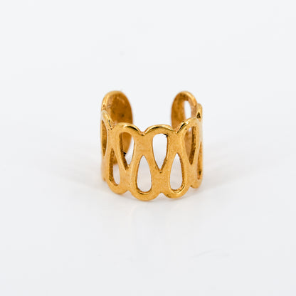 Bague d'oreille Melissa dorée