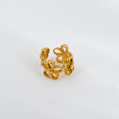 Earcuff Rosa doré