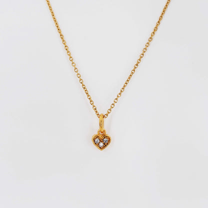 Clip Coeur Syrus doré