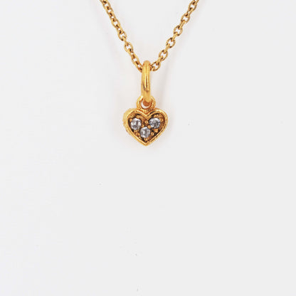 Clip Coeur Syrus doré