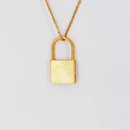 Pendentif clip cadenas Holly doré