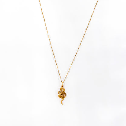 Pendentif Serpent doré