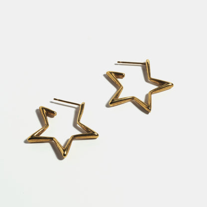 Boucles d'oreilles Twinkle dorées