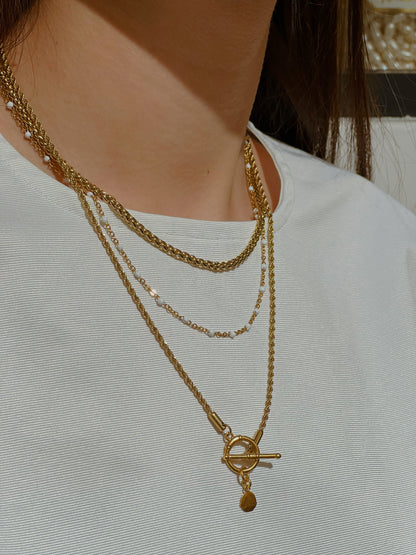 Chaîne Cyrielle dorée