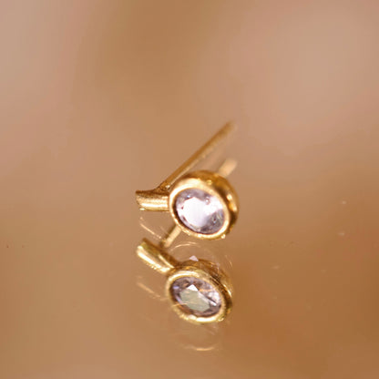 Boucle d'oreille à l'unité Sucette dorée