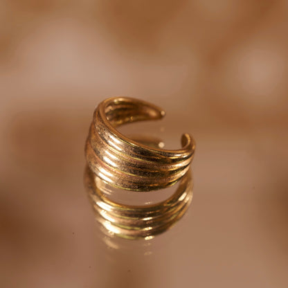 Bague d'oreille Thia dorée