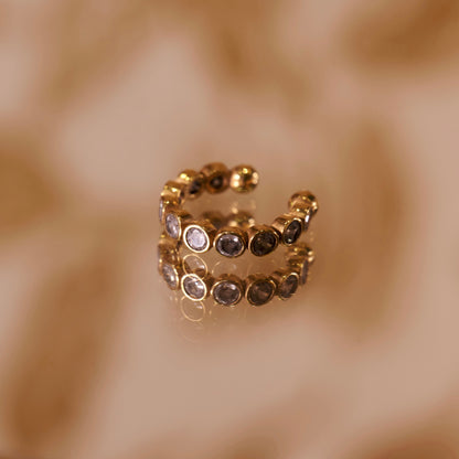 Earcuff - Lucky Rhinestone Ear Jewelry