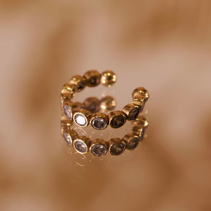 Earcuff - Lucky Rhinestone Ear Jewelry