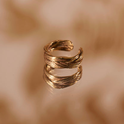 Bague d'oreille Ann dorée