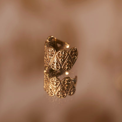 Bague d'oreille Mosa dorée