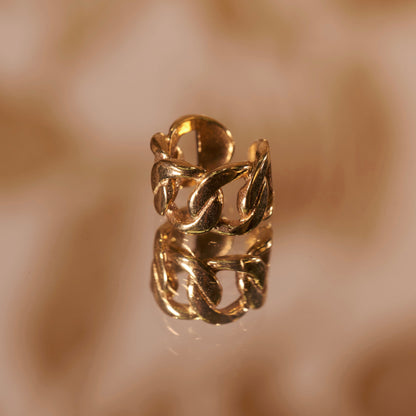 Bague d'oreille Eugénie dorée