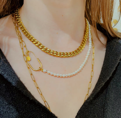 Chaîne Celia dorée