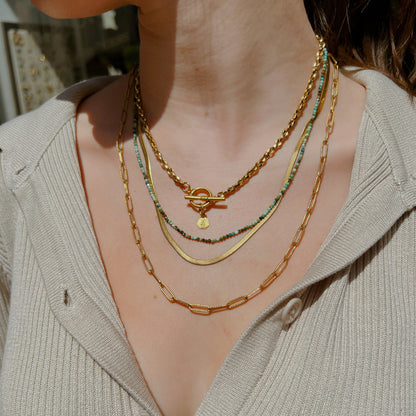 Chaîne Celia dorée