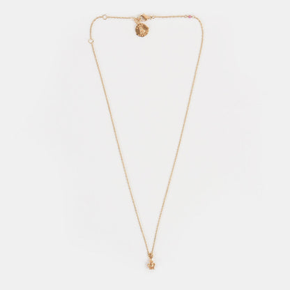 金色迷你皇冠项链