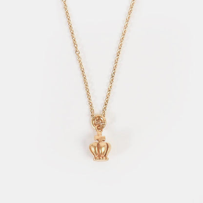 金色迷你皇冠项链