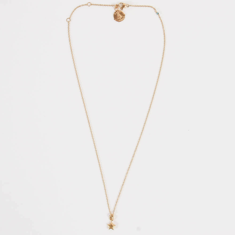 Small Gold Star Necklace