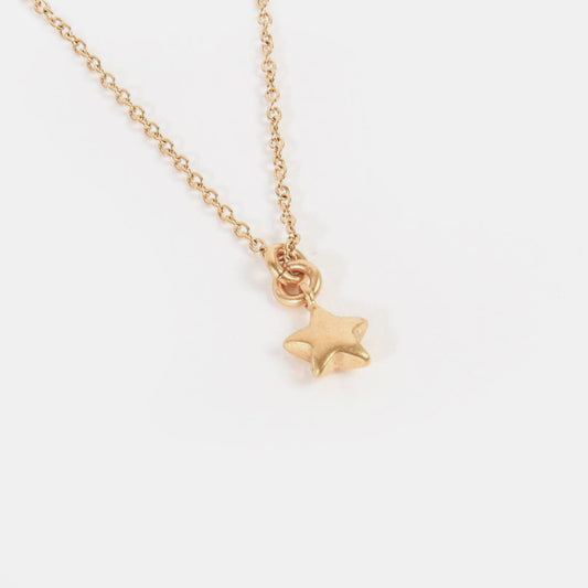 Small Gold Star Necklace