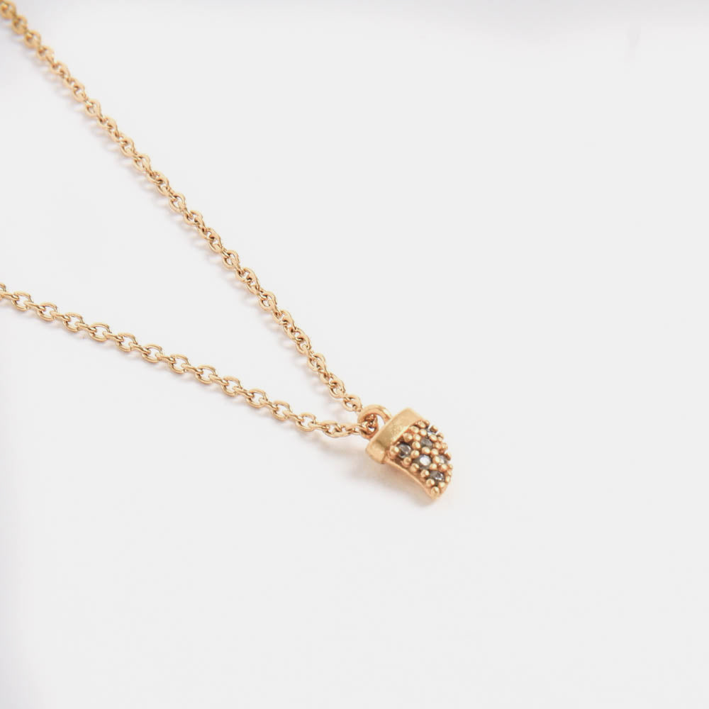 Gold Croche necklace