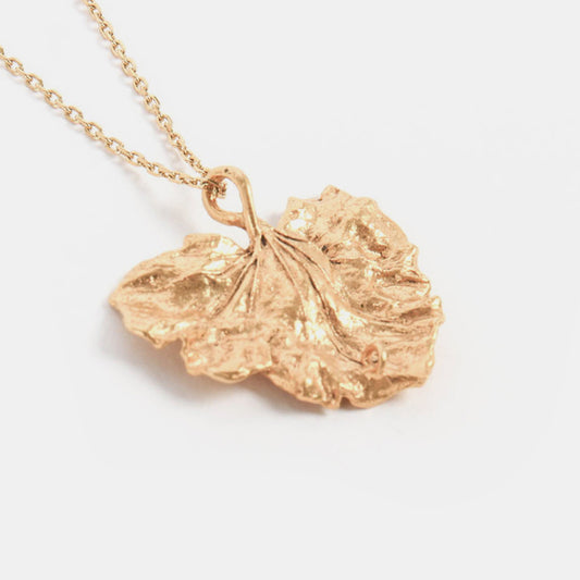 Autumn gold necklace