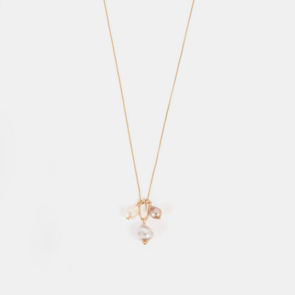 Triple gold necklace