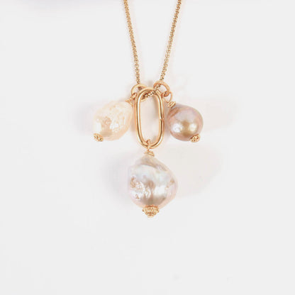 Triple gold necklace