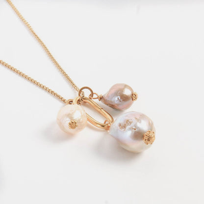 Triple gold necklace