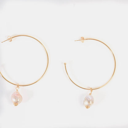 Boucles d'oreilles Cam dorées